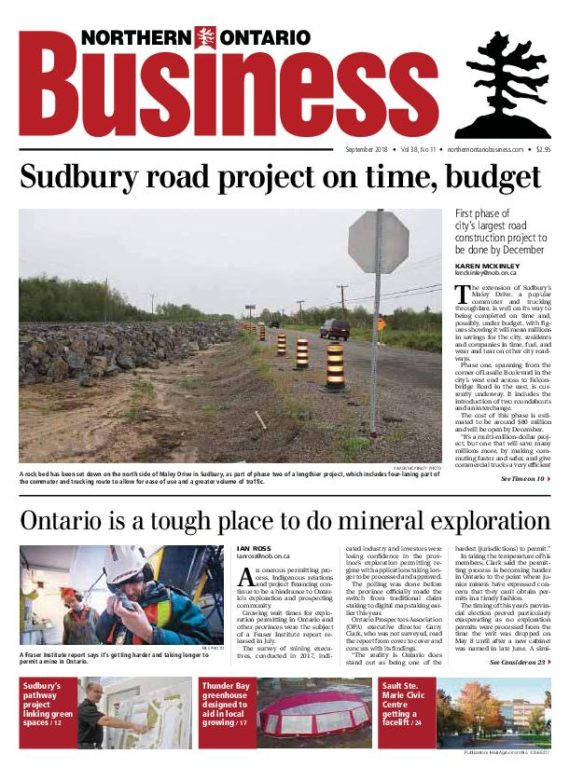 Northern Ontario Business – September 2018