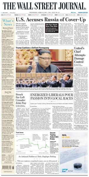 The Wall Street Journal Europe – April 12, 2017