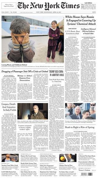 The New York Times – April 12, 2017