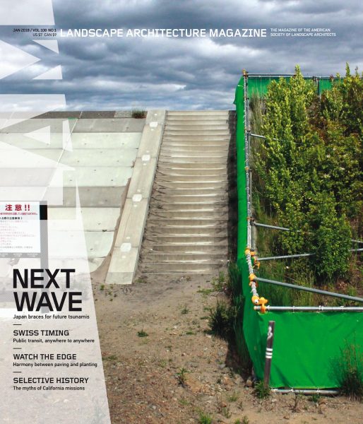 Landscape Architecture Magazine USA — January 2018