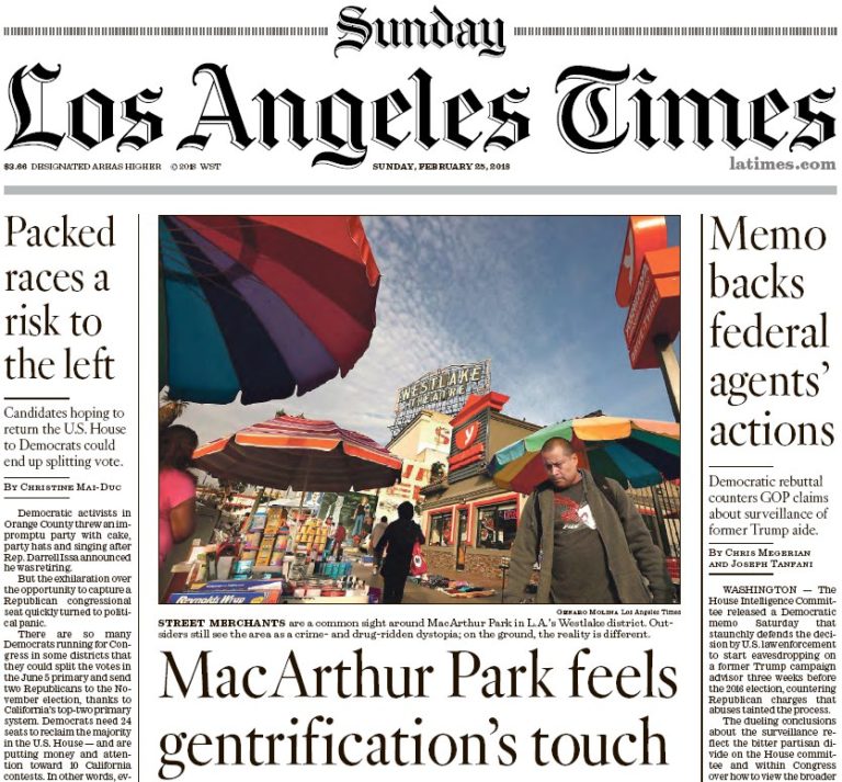 Los Angeles Times – 25.02.2018