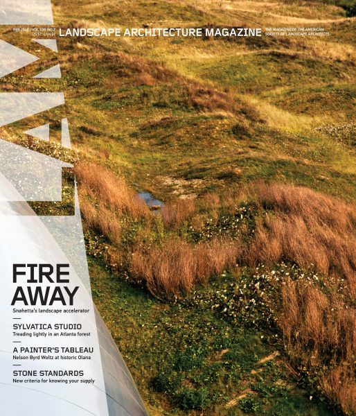 Landscape Architecture Magazine USA — February 2018