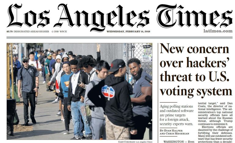 Los Angeles Times – 14.02.2018