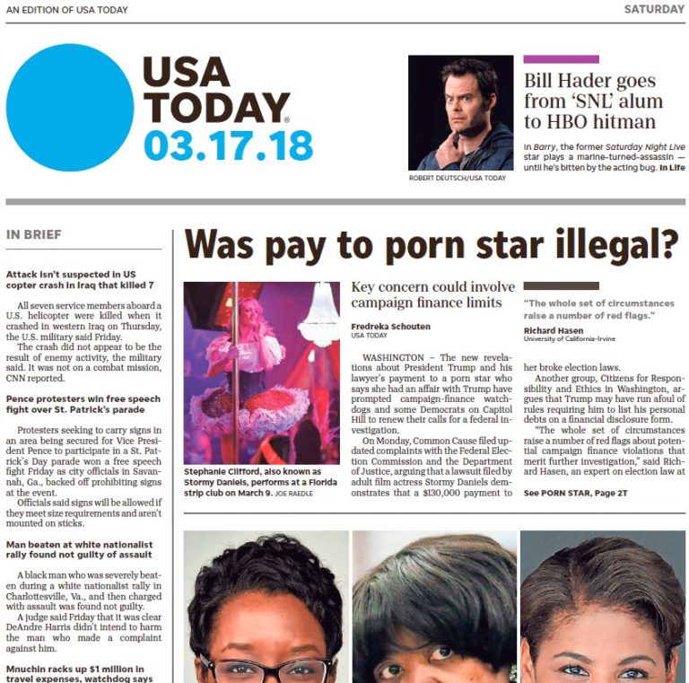 USA Today – 17.03.2018