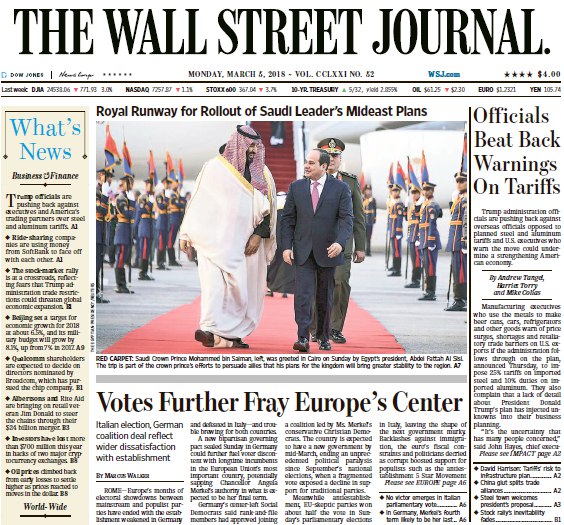 The Wall Street Journal – 05.03.2018
