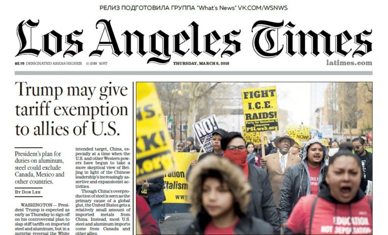 Los Angeles Times – 08.03.2018