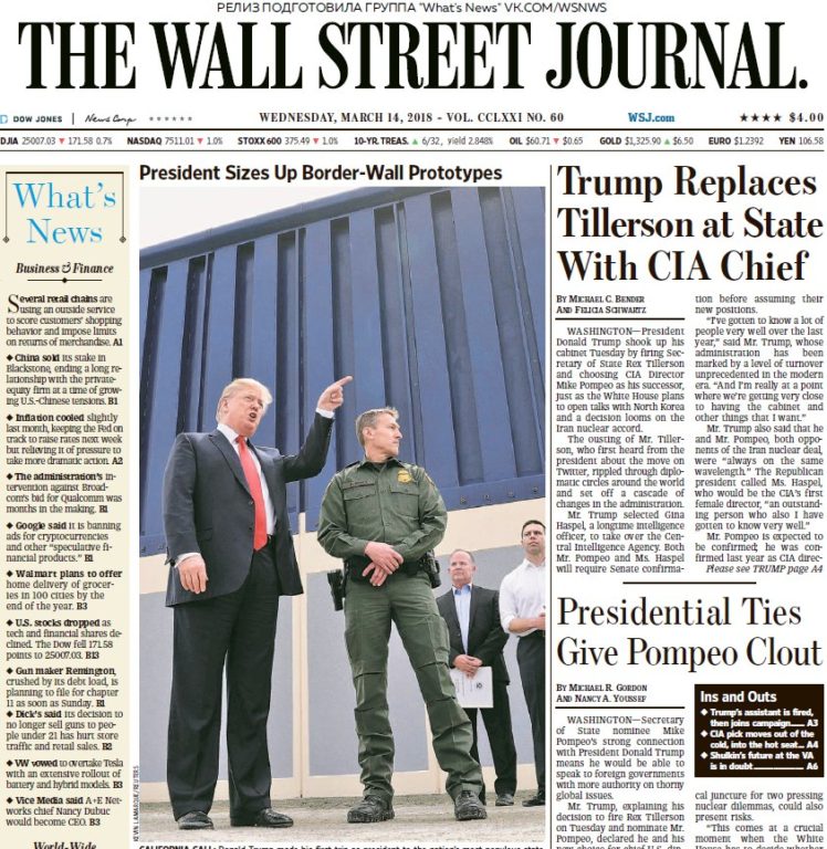 The Wall Street Journal – 15.03.2018