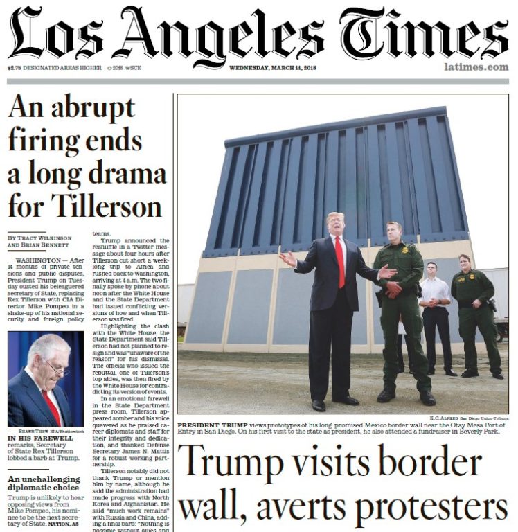Los Angeles Times – 14.03.2018