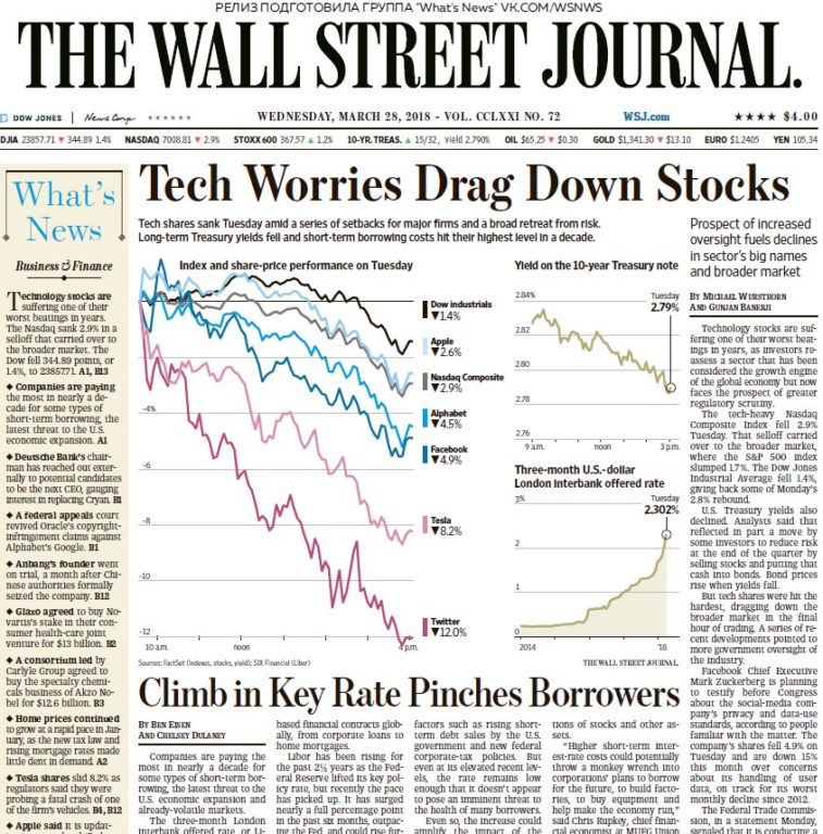 The Wall Street Journal – 28.03.2018