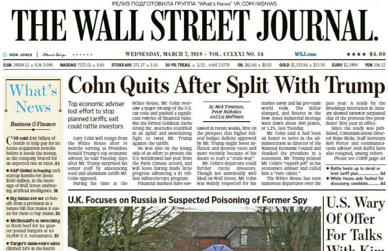The Wall Street Journal – 07.03.2018