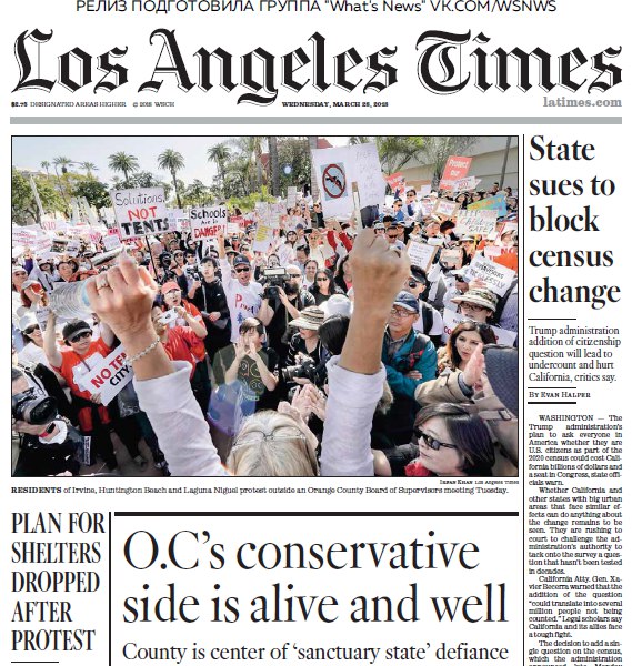 Los Angeles Times – 28.03.2018