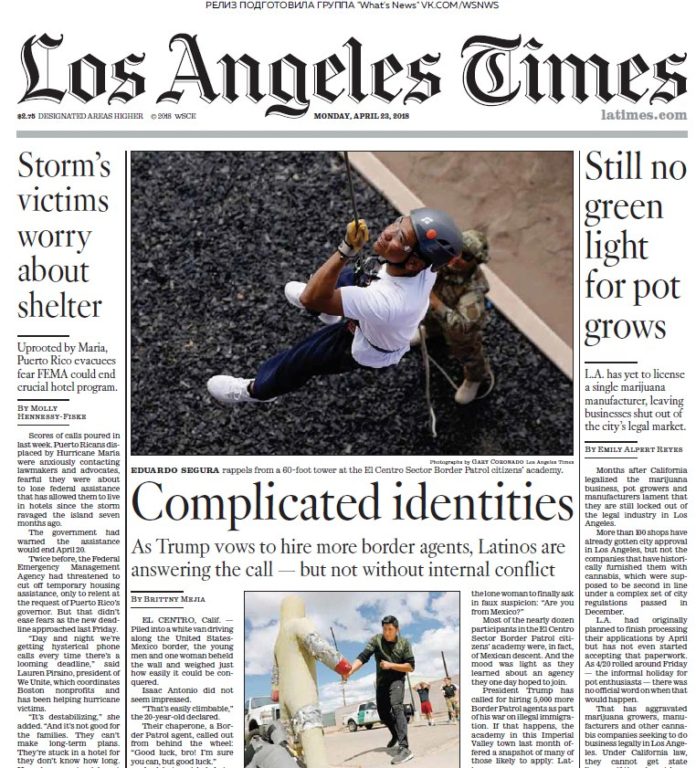 Los Angeles Times – 23.04.2018