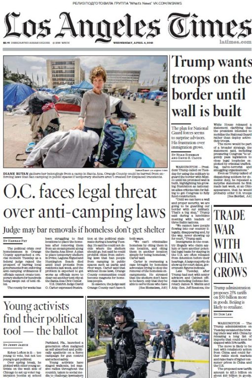 Los Angeles Times – 04.04.2018