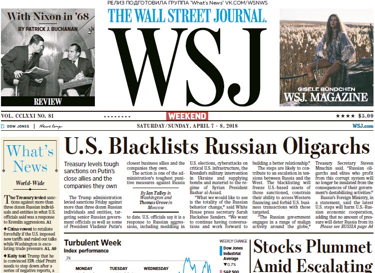 The Wall Street Journal – 07.04.2018 – 08.04.2018