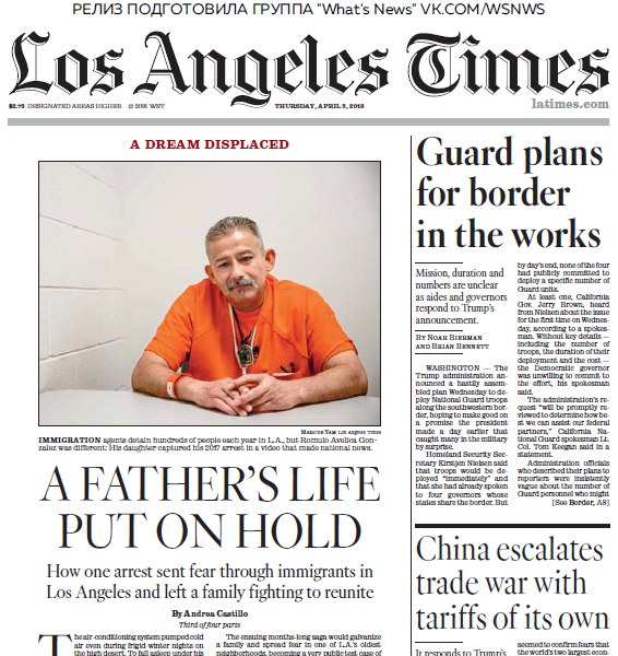 Los Angeles Times – 05.04.2018