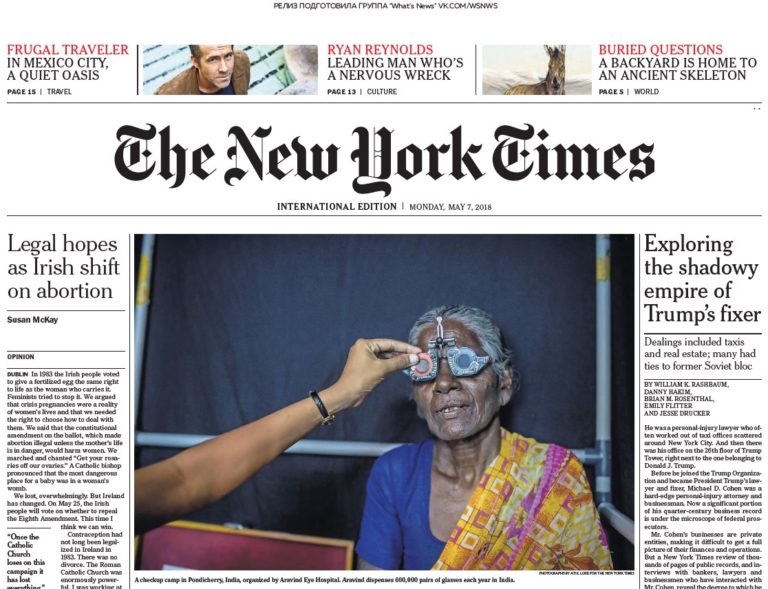 The New York Times International – 07.05.2018