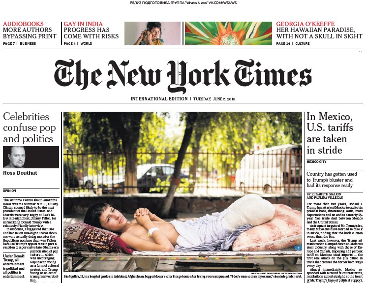 The New York Times International – 05.06.2018