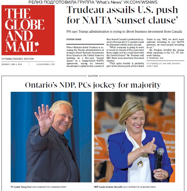 The Globe And Mail – 04.06.2018