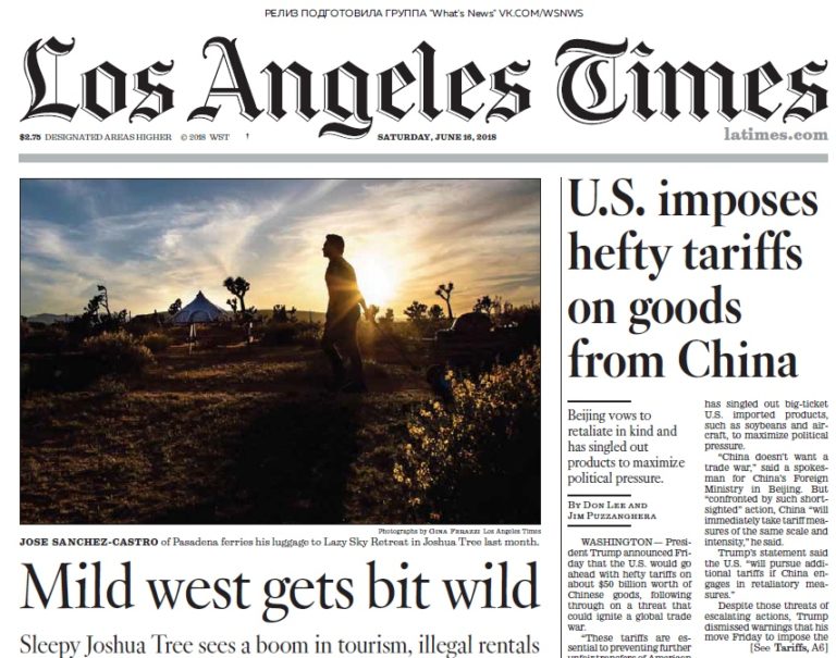 Los Angeles Times – 16.06.2018