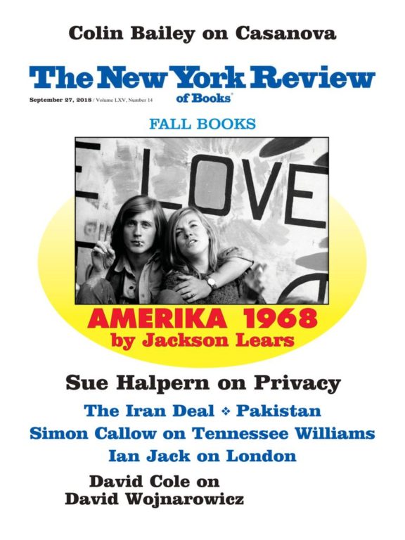 The New York Review Of Books – September 27, 2018
