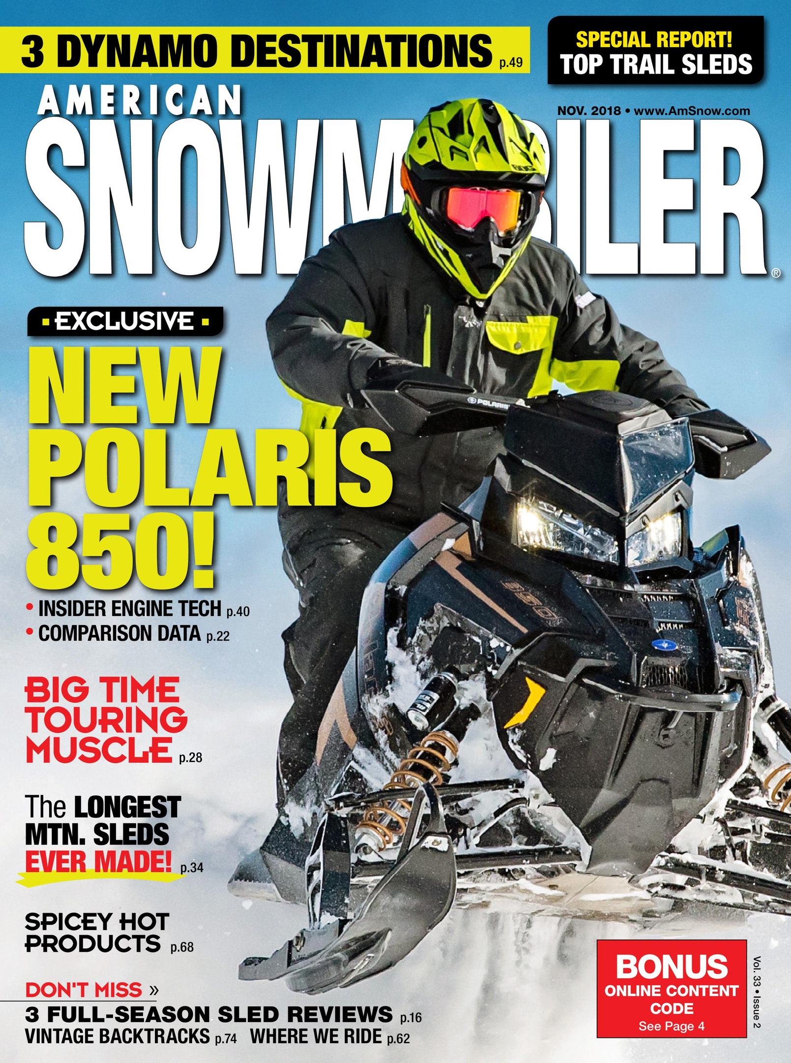 American Snowmobiler – November 2018