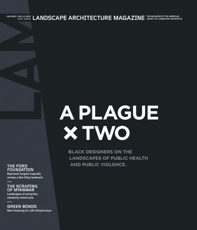 Landscape Architecture Magazine USA – August 2020