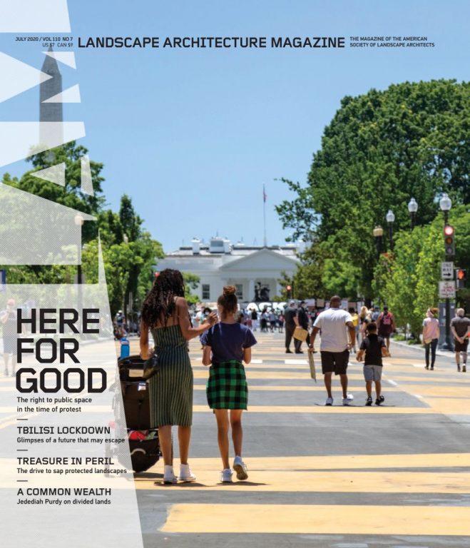 Landscape Architecture Magazine USA – July 2020
